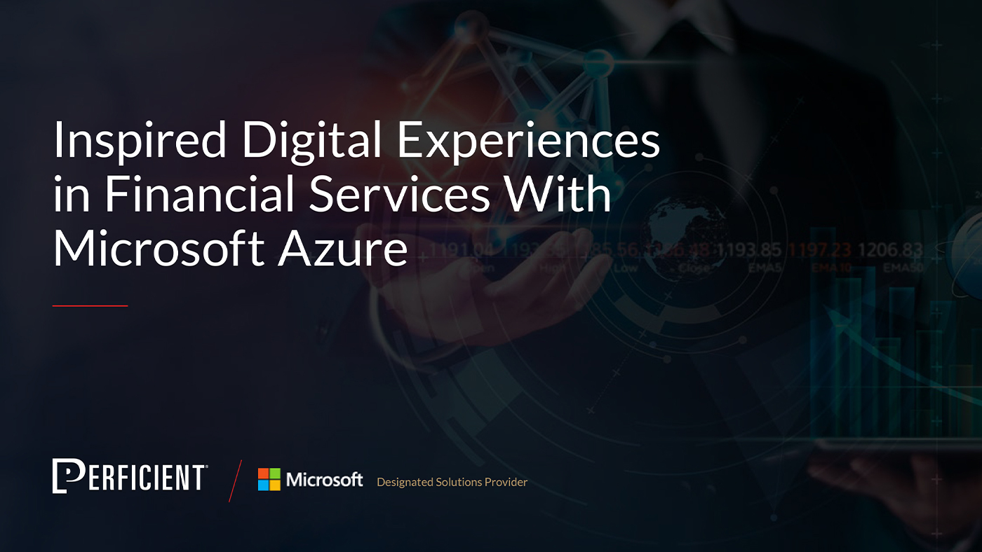 Inspired Digital Experiences in Financial Services With Microsoft Azure, guide cover.